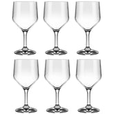 Jogo 6 Taças de Água 300ml SM Buffet Nadir Figueiredo em Vidro Transparente